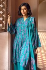 Gul Ahmed 3PC Digital Printed Dobby Linen Unstitched Suit LT-32010 A