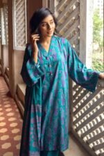 Gul Ahmed 3PC Digital Printed Dobby Linen Unstitched Suit LT-32010 A - Image 3