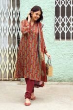 Gul Ahmed 3PC Digital Printed Dobby Linen Unstitched Suit LT-32010 B - Image 4