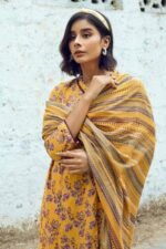 Gul Ahmed 3PC Digital Printed Dobby Linen Unstitched Suit LT-32011 B - Image 3