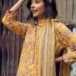 Gul Ahmed 3PC Digital Printed Dobby Linen Unstitched Suit LT-32011 B