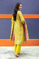 Gul Ahmed 3PC Digital Printed Dobby Linen Unstitched Suit LT-32022 A