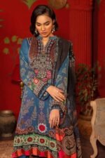 Gul Ahmed 3PC Digital Printed Dobby Linen Unstitched Suit LT-32024 - Image 3