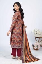 Gul Ahmed 3PC Digital Printed Linen Unstitched Suit WNS-32217 B