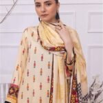 Gul Ahmed 3PC Digital Printed Linen Unstitched Suit WNS-32228 A