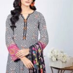 Gul Ahmed 3PC Digital Printed Linen Unstitched Suit WNS-32229 A
